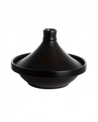 Vas tajine din ceramica, negru, 22 x 15.8 cm - SIMONA'S COOKSHOP